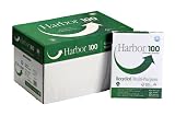 Grays Harbor 100% Recycled Xerographic 20 lb 8 1/2 x 11 Inch White Paper 5000 Sheets