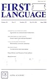 First Language: Volume 20, Part 2, Number 59, June 2000