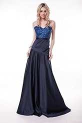 V-neck Satin/Knit Spaghetti Strap  Mermaid Sequined  Ball Gown Evening Dress/Homecoming Dress/Prom Dress/Party Dress/Maxi Dress 