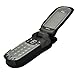 Turtleback Kyocera DuraXV, DuraXA Flip Phone Fitted Case - Made in USA (Black Nylon / Rotating Metal Clip)
