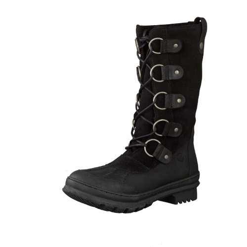 Bronx Damen Lederstiefel 13799-01 Schwarz Größe 36