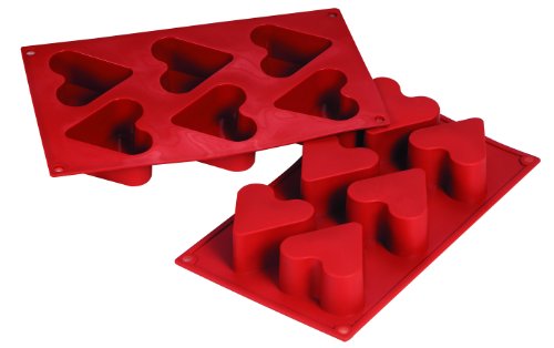 Fat Daddios Co-Mmercial 4.4-Ounce Bakeware Heart