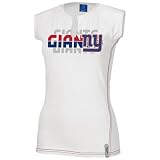 Reebok New York Giants Ladies White Astronomy Split Neck T-shirt