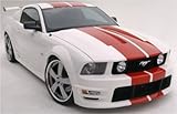 IMAGE OF 3dCarbon 691035 05-09 Ford Mustang Boy Racer 13pc Ground Effects Kit w/ Boy Racer Wing, Quarter Window Louvers and U-Shape Window Trim