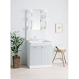 TOTO LDCF075BAGEN2G + LMCF075B1GFC2G（洗面化粧台 + 一面鏡750mmセット）