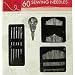 Sewing Essentials, 60 Needles and Needle-threader, Sewing Kit Set