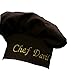 CHEFSKIN Personalized Custom BLACK Chef Hat Adjustable makes a Great GIFT!
