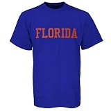 Florida Gators Royal Blue Block Name T-shirt