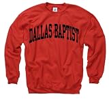 Dallas Baptist Patriots Red Arch Crewneck Sweatshirt