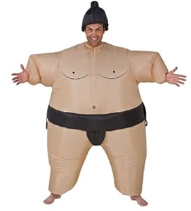 Gemmy - Inflatable Sumo Adult Costume - One-Size