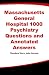 Massachusetts General Hospital 1000 Psychiatry Questions & Annotated Answers