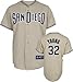 Chris Young Jersey: Youth 2010 Majestic Road Khaki Replica #32 San Diego Padres Jersey - Small (8)