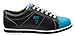 BSI Women's Classic Bowling Shoe, Black/Blue, 10