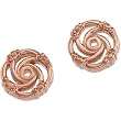 14K Rose Gold Earring Jackets