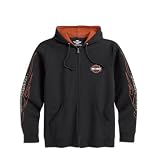 Mens Harley-Davidson® Flames Hooded Sweatshirt 99061-12VM