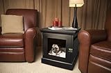 IMAGE OF Espresso 22 Tall TownHaus Indoor Wooden Dog Crate Table