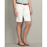 413 kpc K7L. SL160  Eddie Bauer Womens Slightly Curvy Denim Bermuda Shorts
