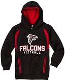 NFL Boys' Atlanta Falcons Pullover Active Hoodie - R18Ndh15 (Black, Small)