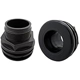 2 Pack - 1" Slip Slip Bulkhead Twin Pack