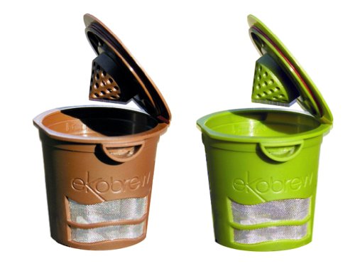 Ekobrew Cup, Refillable K-Cup for Keurig K-Cup Brewers, 2-Count
