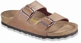 Birkenstock Arizona Birko-Flor, Style-No. 51711, Unisex Clogs, Light-Brown, EU 42, normal width