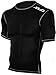 SUB Sports DUAL Mens Compression Top - Short Sleeve All Season Base Layer