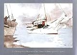 Fishing Boats Key West - Artist: Winslow Homer - Art Print Poster Size: 33.00 by 24.00 inches