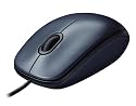 Logitech M100 Maus schnurgebunden schwarz