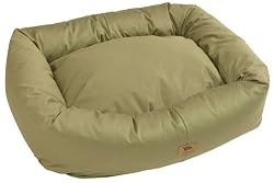 West Paw Organic Bumper Bed - Basil Twill (Medium)
