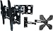 PACKAGE DEAL: Cantilever Extension Arm Tilt Wall Mount fits 37 - 62 inch AND Swivel Arm Tilt Bracket fits 19 - 26 inch LCD / LED / Plasma TV of ALL MAKES ALL MODELS