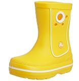 Crocs Toddler Kids Crocband Jaunt Wellies Yellow 11018-730-110 6 Child UK