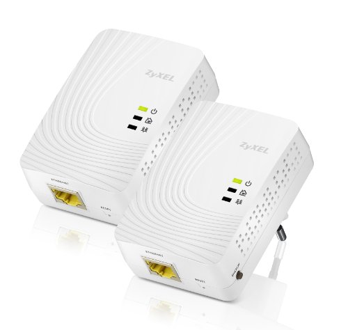 Zyxel PLA5205-EU0201F Adaptateurs CPL powerline Gigabit Ethernet 600 Mbit/s