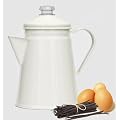 Retro Enamel Stove Top 1L Coffee Perculator, C-Champagne
