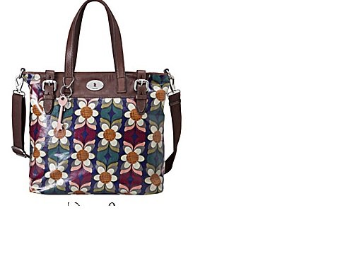 Fossil Key Per Tote Purple Multi