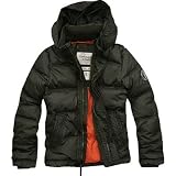 「(アバクロンビー&フィッチ) Abercrombie&Fitch ダウンジャケット メンズ ダークオリーブ L 並行輸入品 Kempshall Down Jacket」の画像