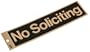 P-T Templet 28-NSL No Soliciting Sign