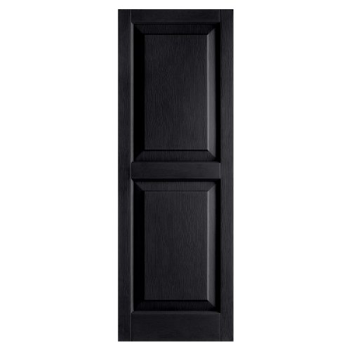 Alpha VNB1551BLRP 15-Inch by 51-Inch Raised Panel, Black, 2-Pack