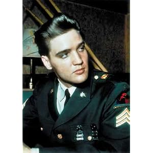 Elvis Presley - Framed Postcard (Size: 4