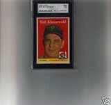 1958 Topps #178 Ted Kluszewski SGC 84 = PSA 7 - MLB Baseball Cards