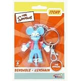 The Simpsons Itchy Bendable Keychain