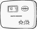 White-Rodgers #775 Deluxe Prog Thermostat