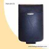 Palm Zire 72 Black Leather Flip Case Without Belt Clip from Prima Cases
