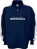 Reebok Seattle Seahawks Youth Navy Blue Stacked Helmet T-shirt