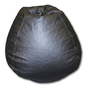 Leather Look Vinyl Bean Bag Chair