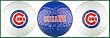 Chicago Cubs Golf Balls w/ ChicaGO!
