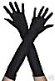 Adult Long Black Gloves for Fancy Dress