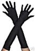 Adult Long Black Gloves for Fancy Dress