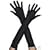 Adult Long Black Gloves for Fancy Dress
