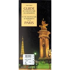 Guide de l'architecture des monuments de paris (bilingue anglais)