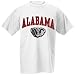Alabama Crimson Tide White Bare Essentials T-shirt